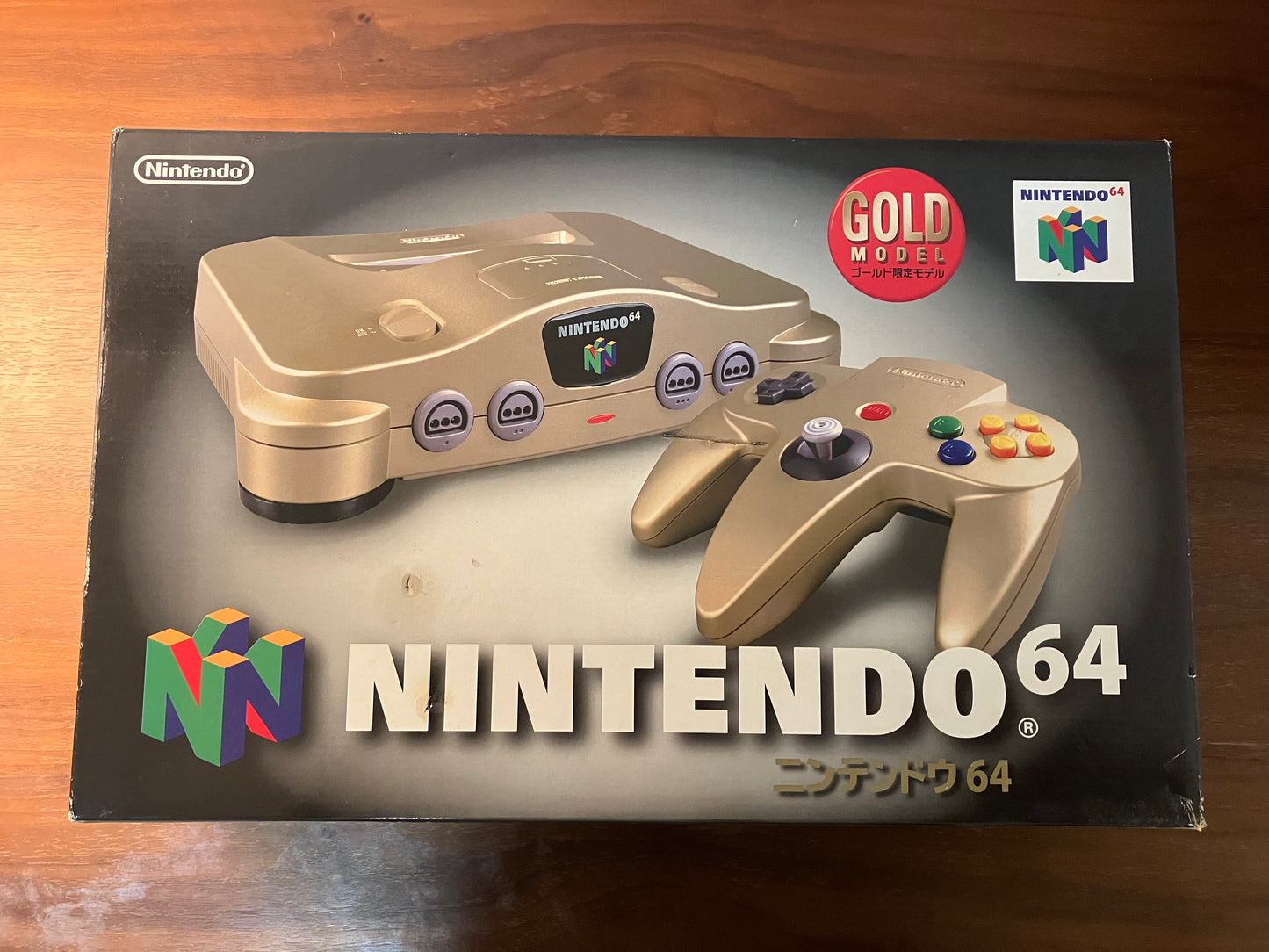 NINTENDO 64 GOLD MODEL